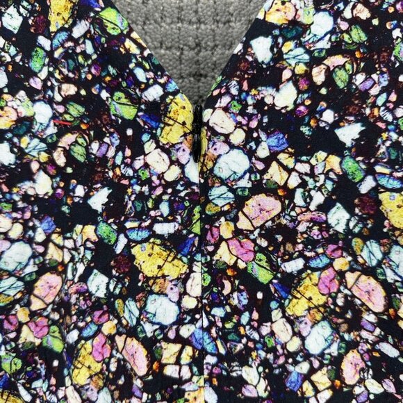 Natural History Museum X Joanie Jumpsuit 4 Multicolor Abstract Wide Leg - Picture 13 of 16